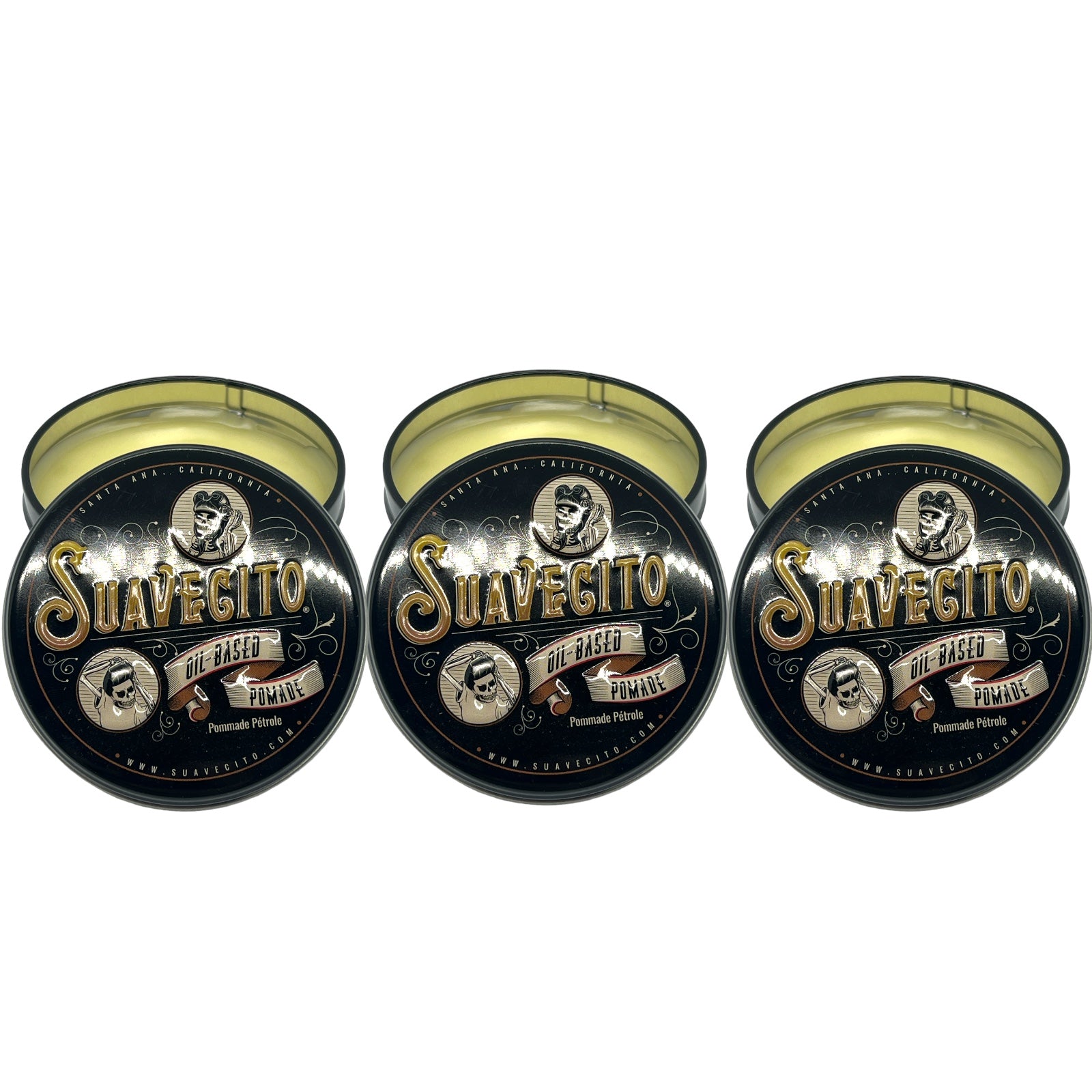 Suavecito Oil Based Pomade 3 Oz (Pack of 3) - Beauty Gables 