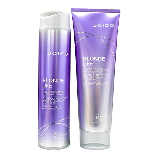Joico Blonde Life Violet Shampoo 10.1 Oz & Conditioner 8.5 Oz Set Beauty Gables