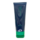 R+Co BLEU De Luxe Reparative Hair Masque in 5 oz jar, creamy treatment for damaged hair, with sleek packaging and product label visible.