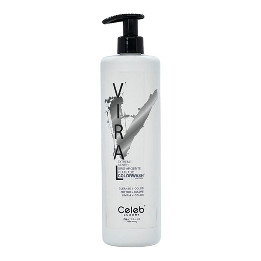 Celeb Luxury Viral Exteme Silver Backbar Colorwash 25 Oz - Beauty Gables 