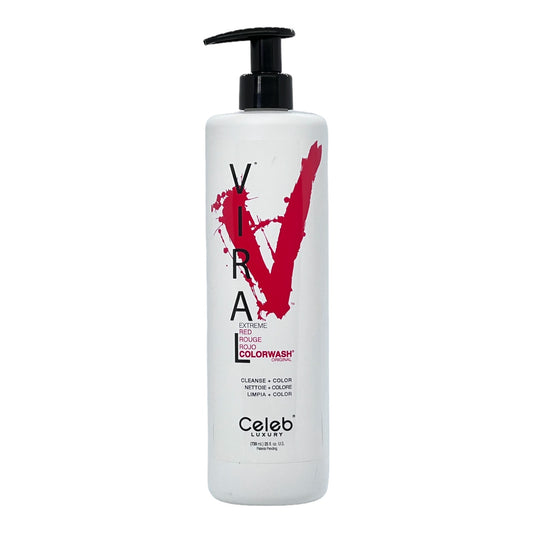 Celeb Luxury Viral Exteme Red Backbar Colorwash 25 Oz - Beauty Gables 