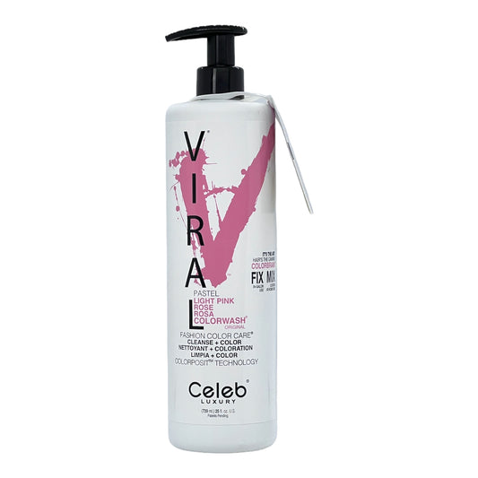 Celeb Luxury Viral Pastel Light Pink Colorwash 25 Oz - Beauty Gables 