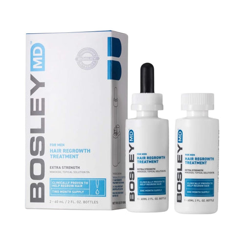 Bosley MENS Hair Re-growth Treatment 5% 2 x 2 Oz (2 Month Supply)