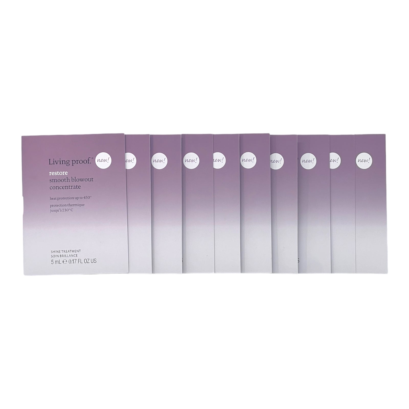 Living Proof Restore Smooth Blowout Concentrate Sample 0.17 Oz (Pack of 10) - Beauty Gables