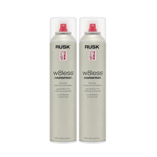 Rusk W8less Strong Hold Shaping and Control Hairspray 10 Oz (Pack of 2)
