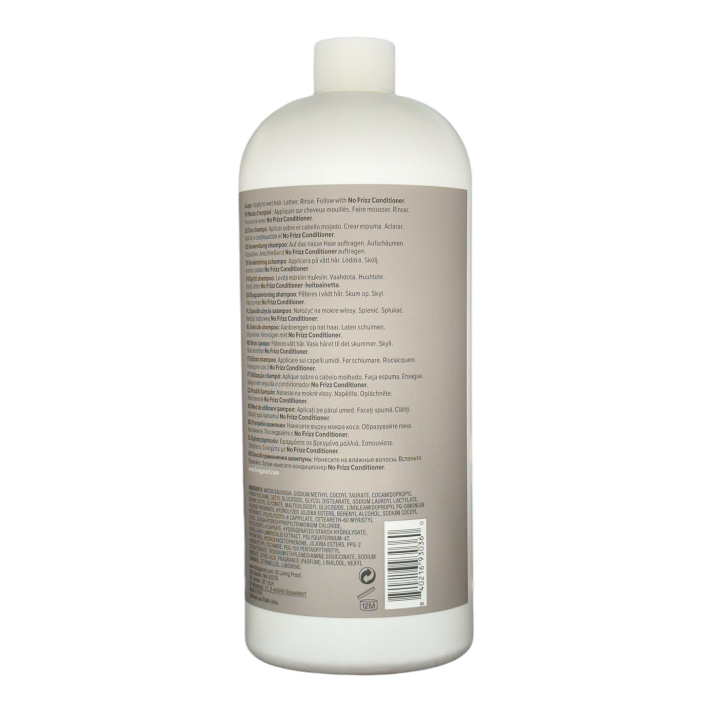 Living Proof No Frizz Shampoo 32 Oz - Beauty Gables 