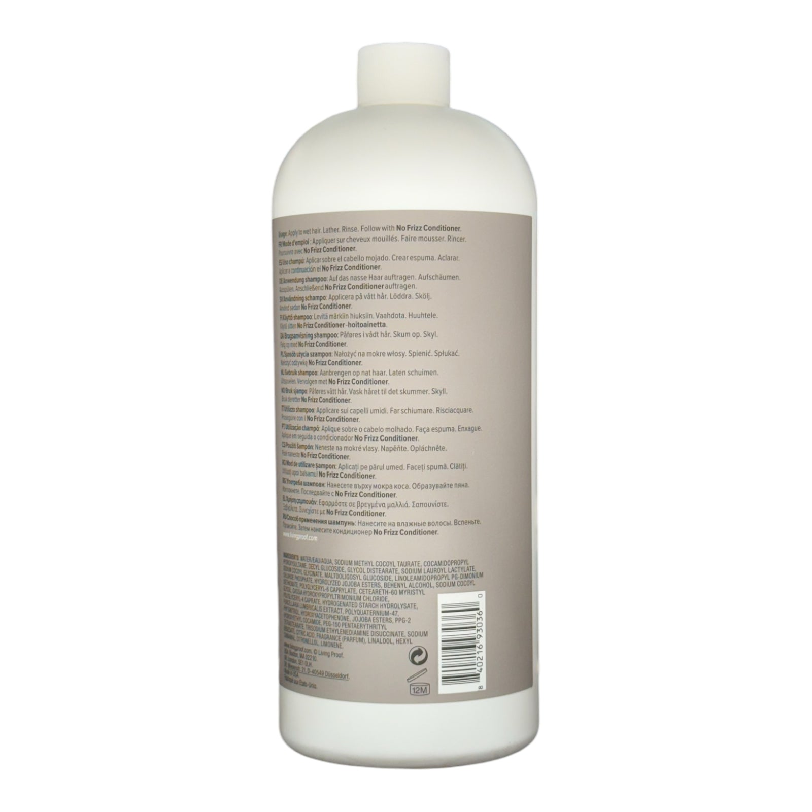 Living Proof No Frizz Shampoo 32 Oz - Beauty Gables 