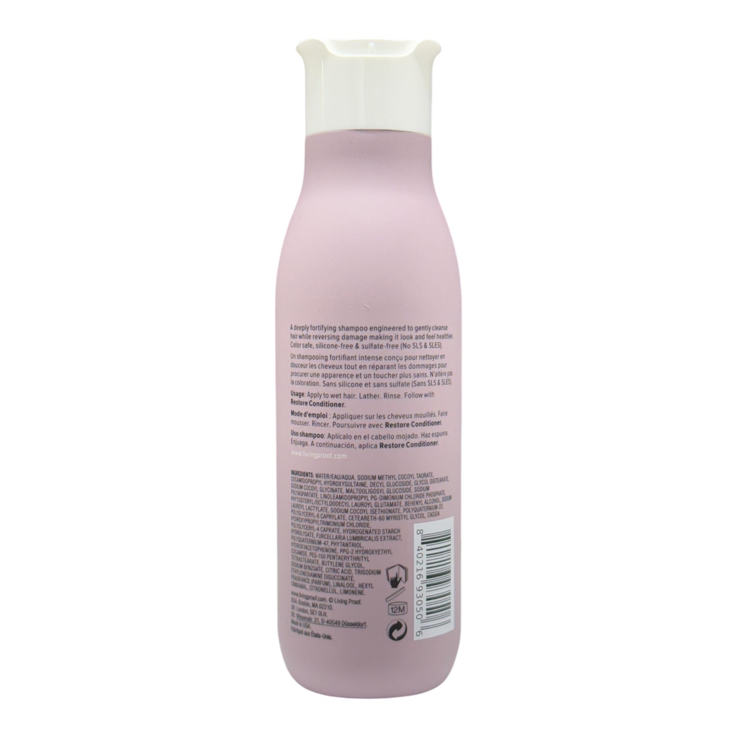 Living Proof Restore Shampoo 8 Oz - Beauty Gables 