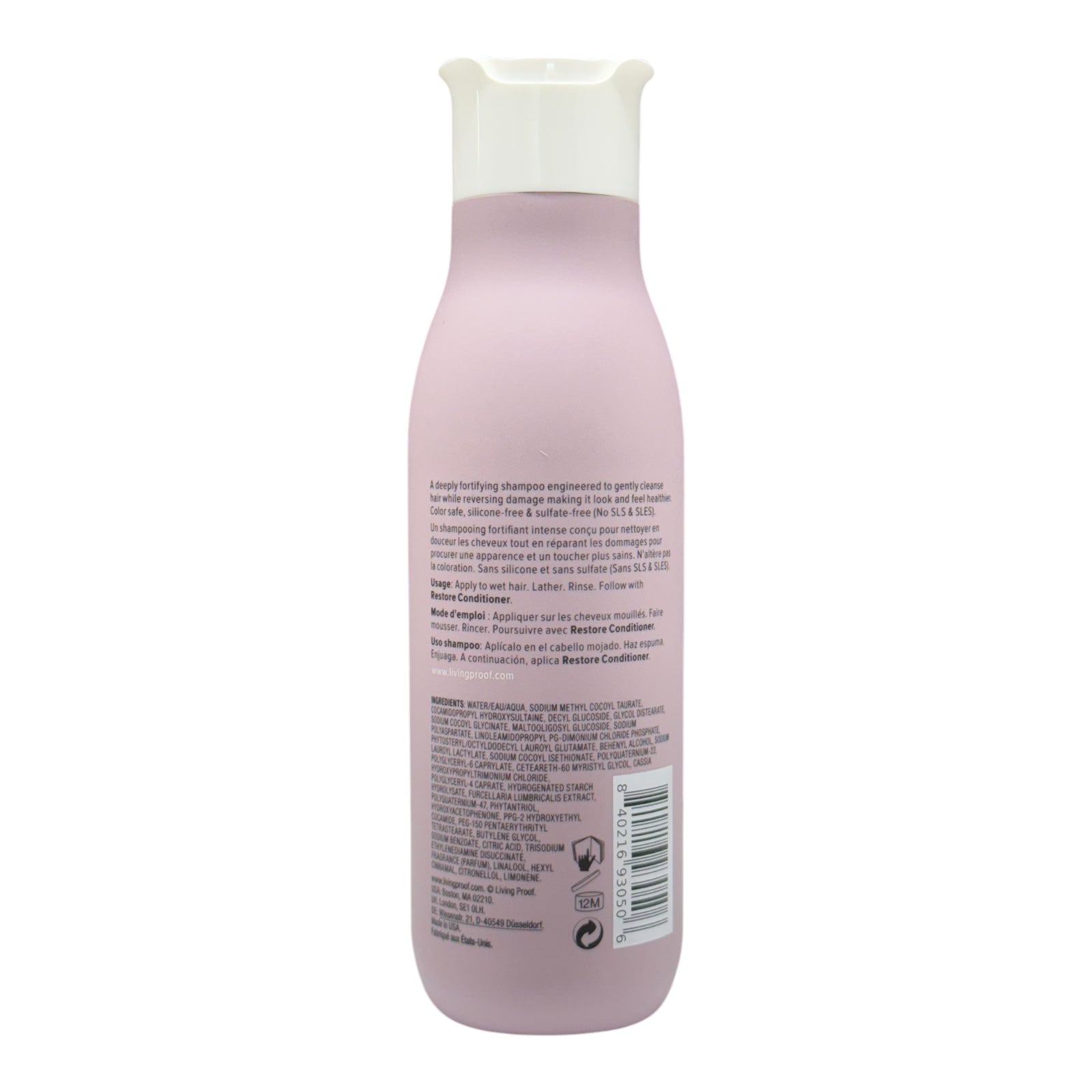 Living Proof Restore Shampoo 8 Oz - Beauty Gables 