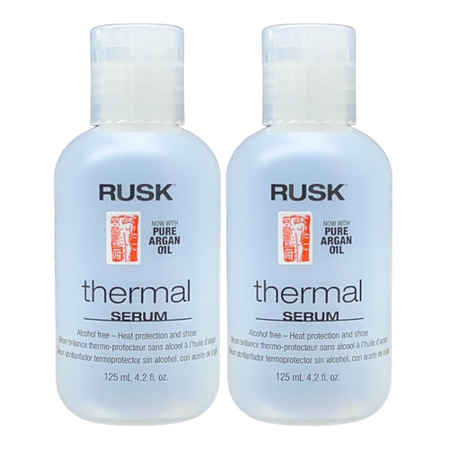 Rusk Thermal Serum with Argan Oil 4.2 Oz (Pack of 2)