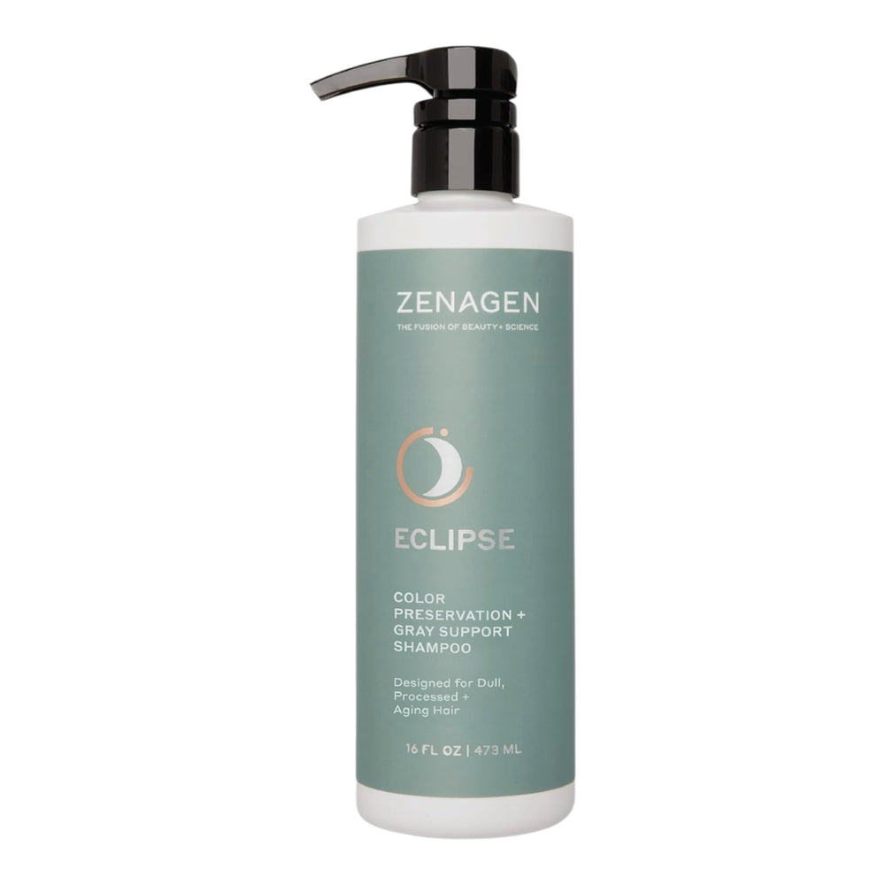 Zenagen Eclipse Color Preservation + Gray Support Shampoo Designed for Dull, Processed + Aging Hair 16 Oz