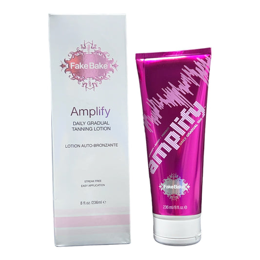 Fake Bake Amplify Daily Gradual Tan Lotion Self Tanner 8 Oz - Beauty Gables 