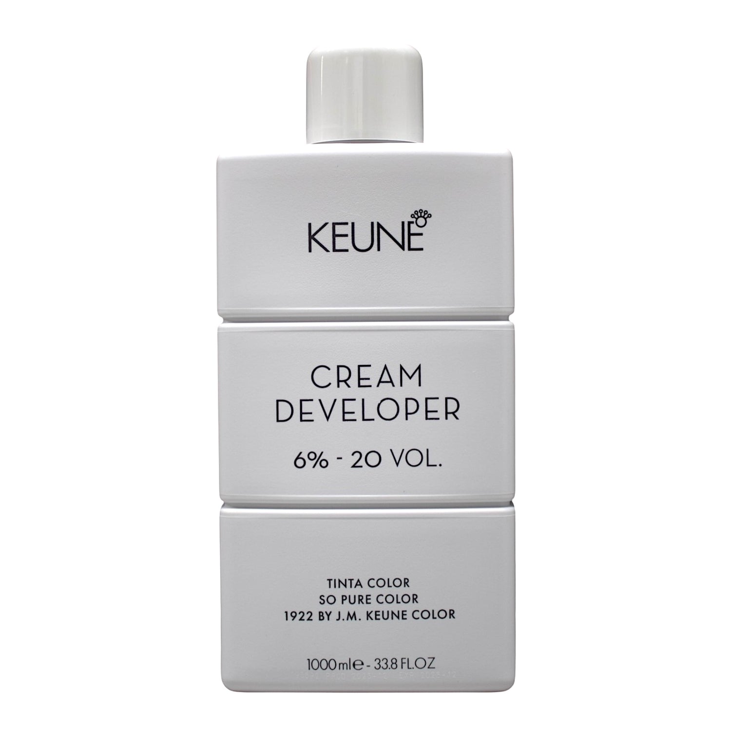 Keune Tinta Cream Developer 6% - 20 VOL 33.8 Oz Beauty Gables