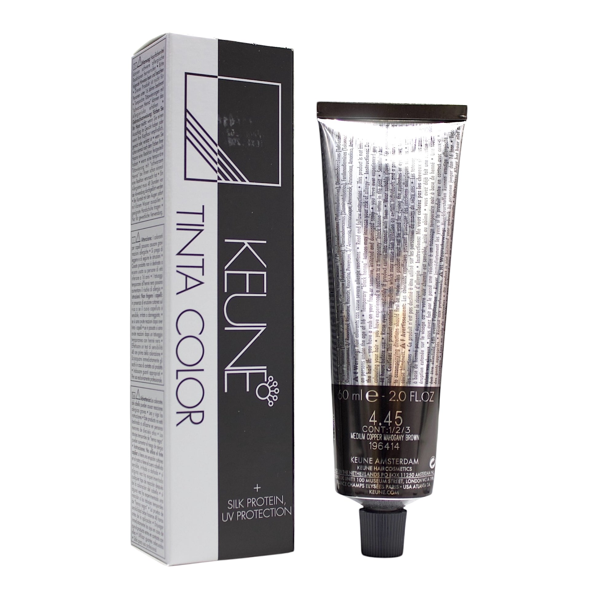 Keune Tinta Color 4.45 Permanent Color Medium Copper Mahogany Brown 2.1 Oz Beauty Gables
