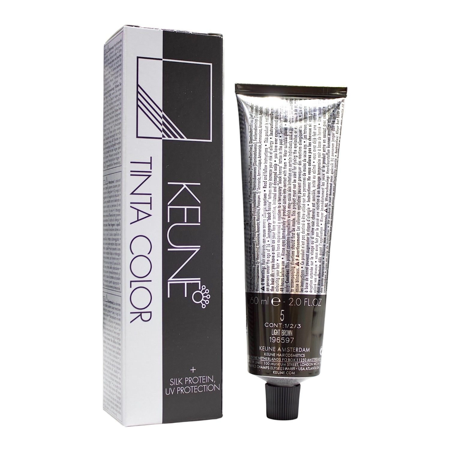 Keune Tinta Color 5 Permanent Color Ligth Brown 2 Oz Beauty Gables