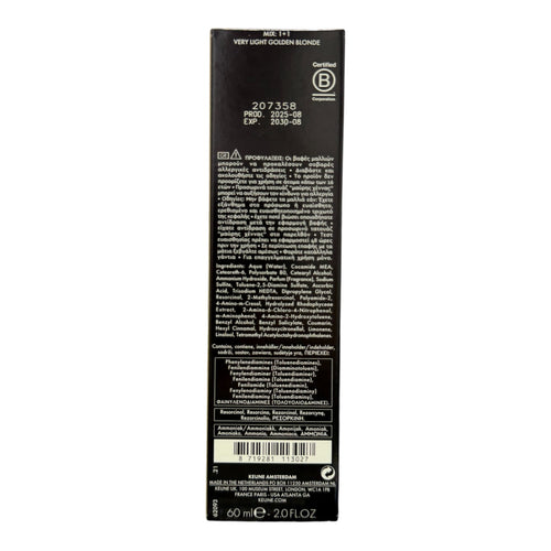 Keune Tinta Color 9.3 Permanent Color Very Light Golden Blonde 2 Oz