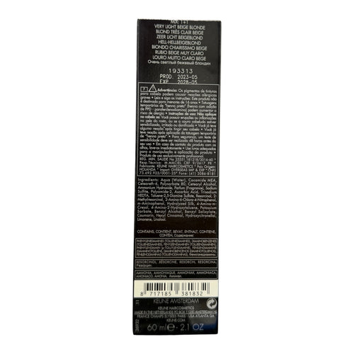 Keune Tinta Color 9.32 Permanent Color Very Ligth Beige Blonde 2.1 Oz