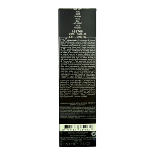 Keune Tinta Color 0/10 Permanent Color Blue 2.1 Oz