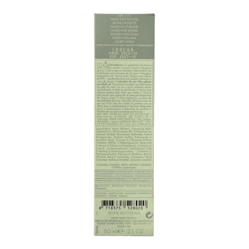 Keune Tinta Color 1038 Permanent Color Hazel-Nut Blonde 2.1 Oz