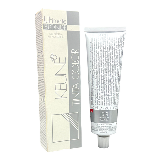 Keune Tinta Color 1519 (1:2) Permanent Color Super Matt Blonde 2 Oz Beauty Gables