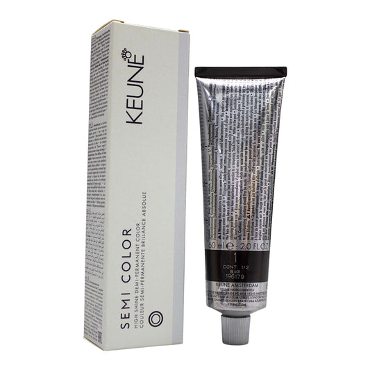 Keune Semi Color 1 Demi-Permanent Color Black 2 Oz Beauty Gables