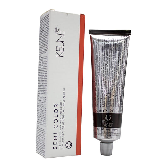Keune Semi Color 4.6 Demi-Permanent Color Medium Red Brown 2 Oz Beauty Gables