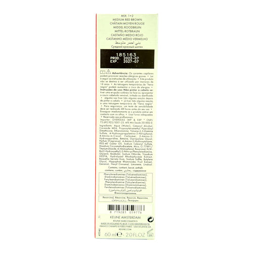 Keune Semi Color 4.6 Demi-Permanent Color Medium Red Brown 2 Oz