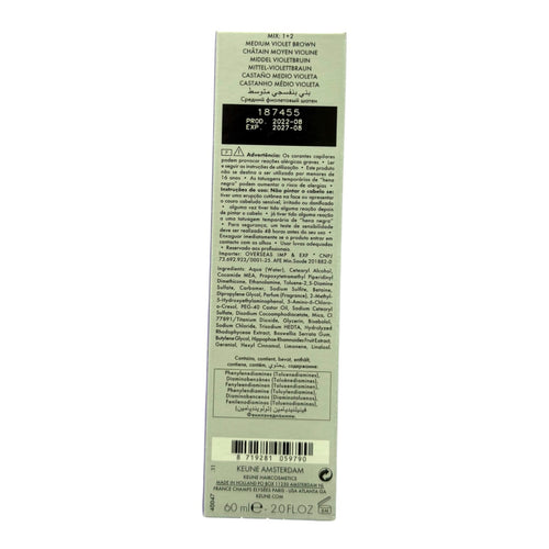 Keune Semi Color 4.7 Demi-Permanent Color Medium Violet Brown 2 Oz