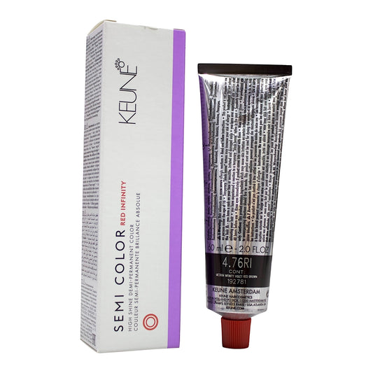 Keune Semi Color 4.76 RI Demi-Permanent Medium Infinity Violet Red Brown 2 Oz Beauty Gables