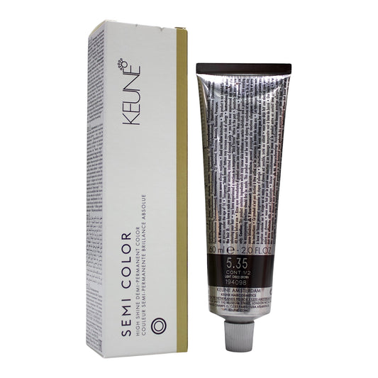 Keune Semi Color 5.35 Demi-Permanent Color Light Choco Brown 2 Oz Beauty Gables
