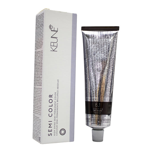 Keune Semi Color 6.1 Demi-Permanent Color Dark ASH Blonde 2 Oz Beauty Gables