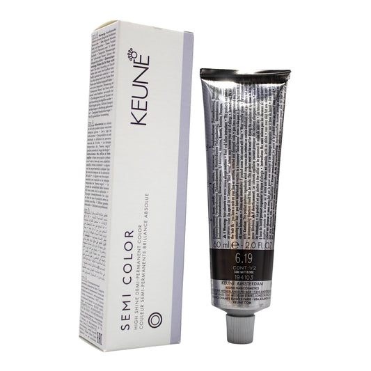 Keune Semi Color 6.19 Demi-Permanent Color Dark Matt Blonde 2 Oz Beauty Gables