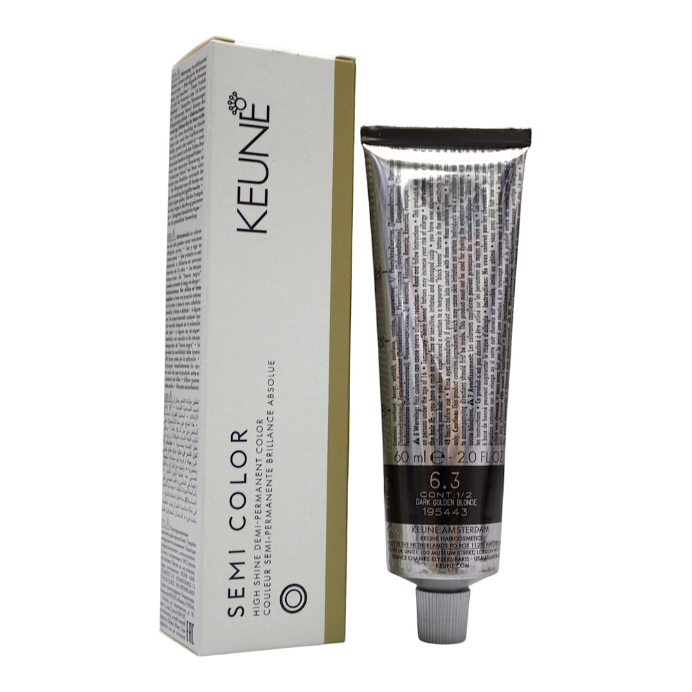 Keune Semi Color 6.3 Demi-Permanent Color Dark Golden Blonde 2 Oz Beauty Gables