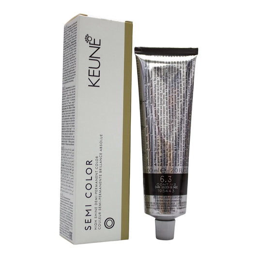 Keune Semi Color 6.3 Demi-Permanent Color Dark Golden Blonde 2 Oz Beauty Gables