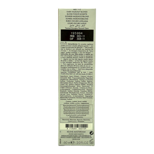 Keune Semi Color 6.38 Demi-Permanent Color Dark Hazelnut Blonde 2 Oz