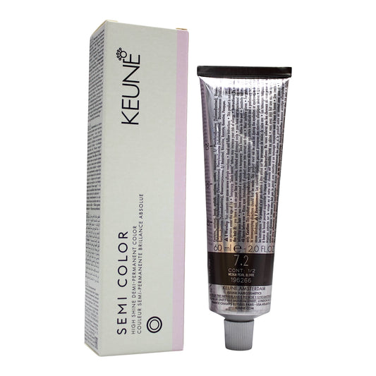 Keune Semi Color 7.2 Demi-Permanent Color Medium Pearl Blonde 2 Oz Beauty Gables