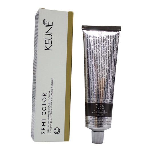 Keune Semi Color 7.35 Demi-Permanent Color Medium Choco Blonde 2 Oz Beauty Gables