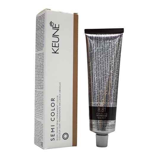Keune Semi Color 8.81 Demi-Permanent Color Light Barista Blonde 2 Oz Beauty Gables