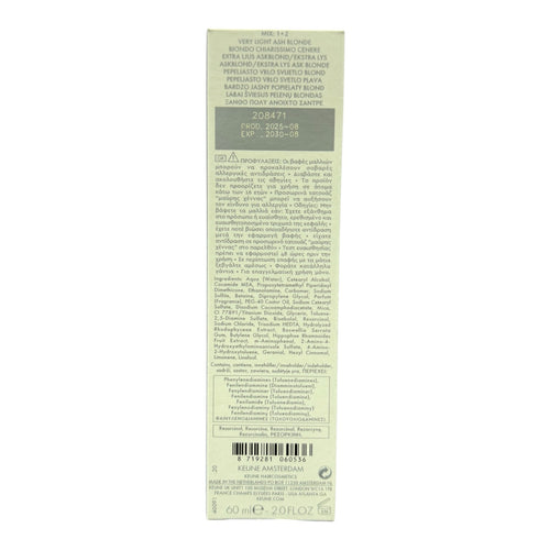 Keune Semi Color 9.1 Ultimate Blonde Demi-Permanent Color Very Light ASH Blonde 2 Oz