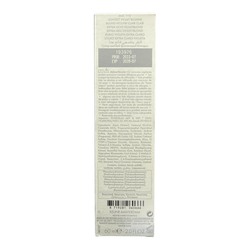 Keune Semi Color 10.7 Demi-Permanent Color Lightest Violet Blonde 2 Oz