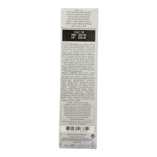 Keune Semi Color 8.22 Demi-Permanent Color Light Intense Pearl Blonde 2 Oz
