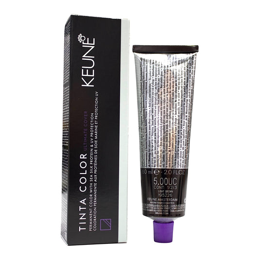 Keune Tinta Color 5.00UC Permanent Color Light Brown 2 Oz Beauty Gables