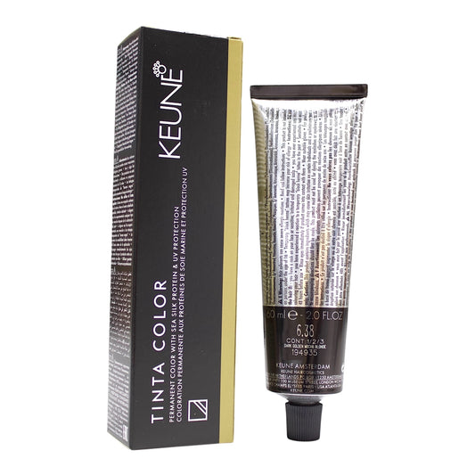 Keune Tinte Color 6.38 Permanent Color Dark Golden Mocha Blonde 2 Oz Beauty Gables