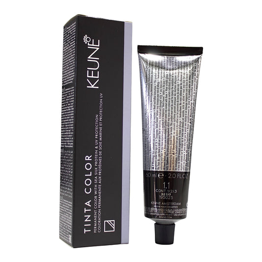 Keune Tinta Color 1.1 Permanent Color Blue Black 2 Oz Beauty Gables