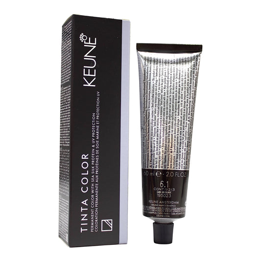 Keune Tinta Color 6.1 Permanent Color Dark ASH Blonde 2 Oz Beauty Gables