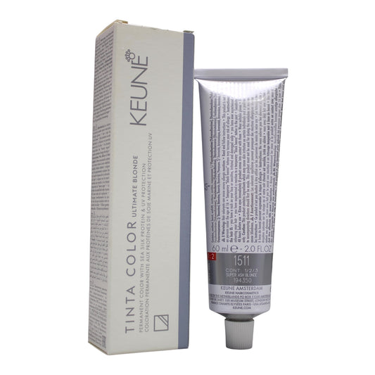 Keune Tinta Color 1511 Permanent Color Super ASH Blonde 2 Oz Beauty Gables