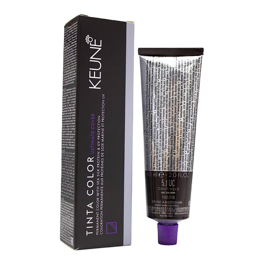 Keune Tinta Color 5.1 UC Permanent Color Light ASH Brown 2 Oz Beauty Gables