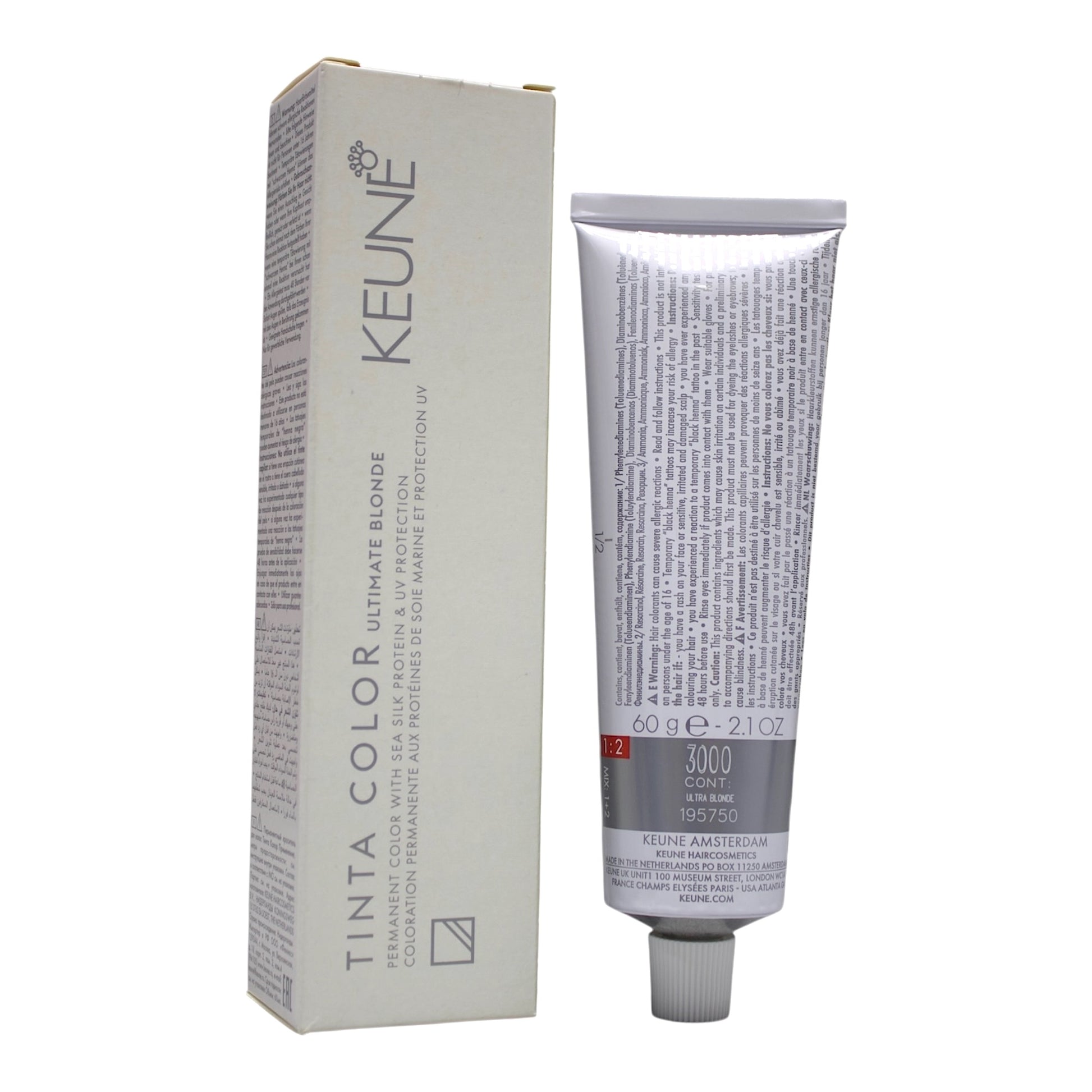 Keune Tinta Color 3000 Ultimate Blonde Permanent Color Ultra Blonde 2.1 Oz Beauty Gables