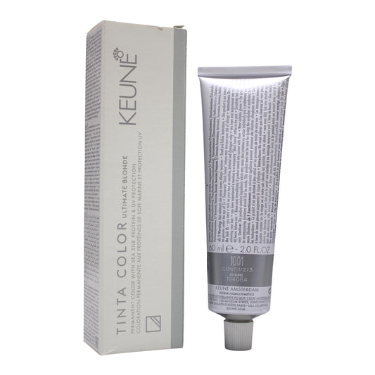 Keune Tinta Color 1001 Permanent Color ASH Blonde 2 Oz Beauty Gables