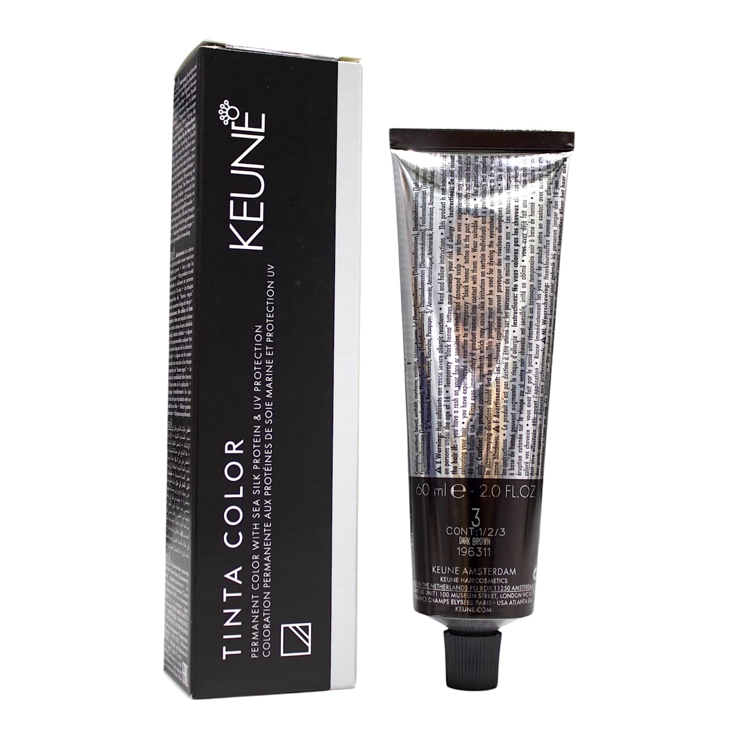 Keune Tinta Color 3 Permanent Color Dark Brown 2 Oz Beauty Gables